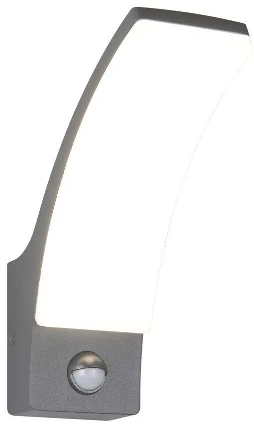 LED nástenné vonkajšie svietidlo (výška 22,5 cm) Beja – Reality