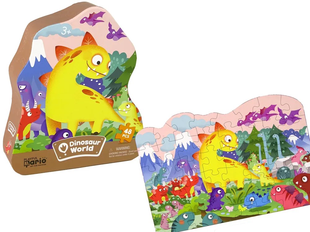 Lean Toys Puzzle – Dinosaury 48 dielikov