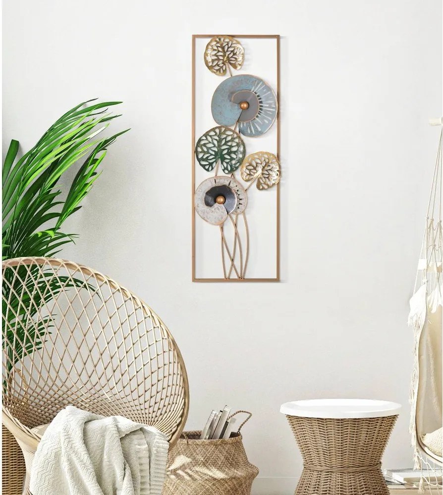 Nástenná kovová dekorácia Mauro Ferretti Gloth, 31,2 x 90 cm