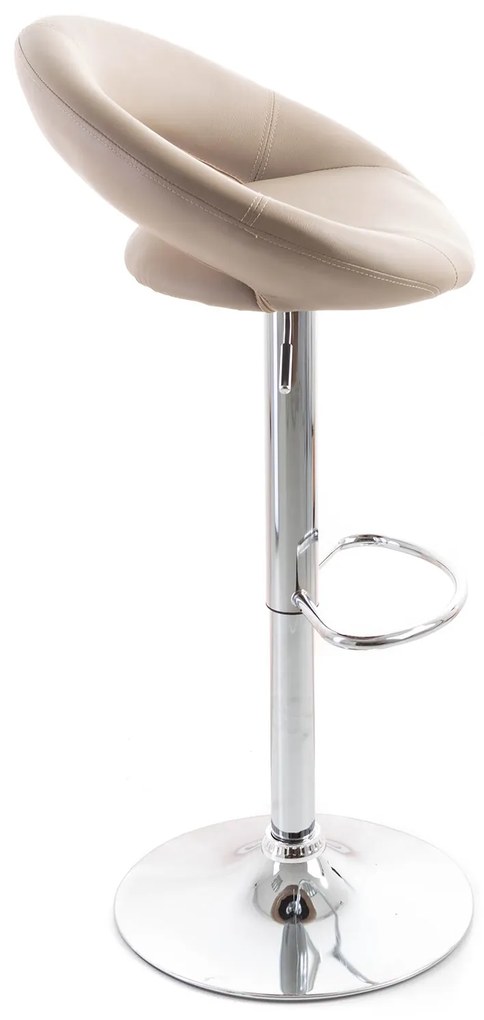 G21 Barová stolička Orbita koženková coffee