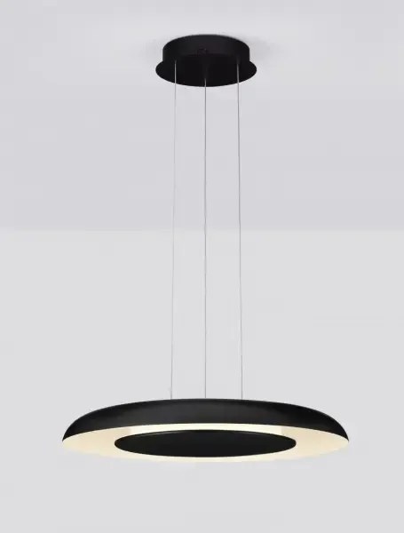 LED stmievateľný čierno-biely dizajnové svietidlo Epos 60