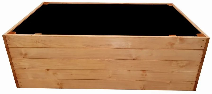 Drevený vyvýšený záhon COMFORT, smrek, 125 x 78 x 41 cm TP94403
