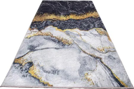 Koberec MILANO 40013-01 čierny / sivý