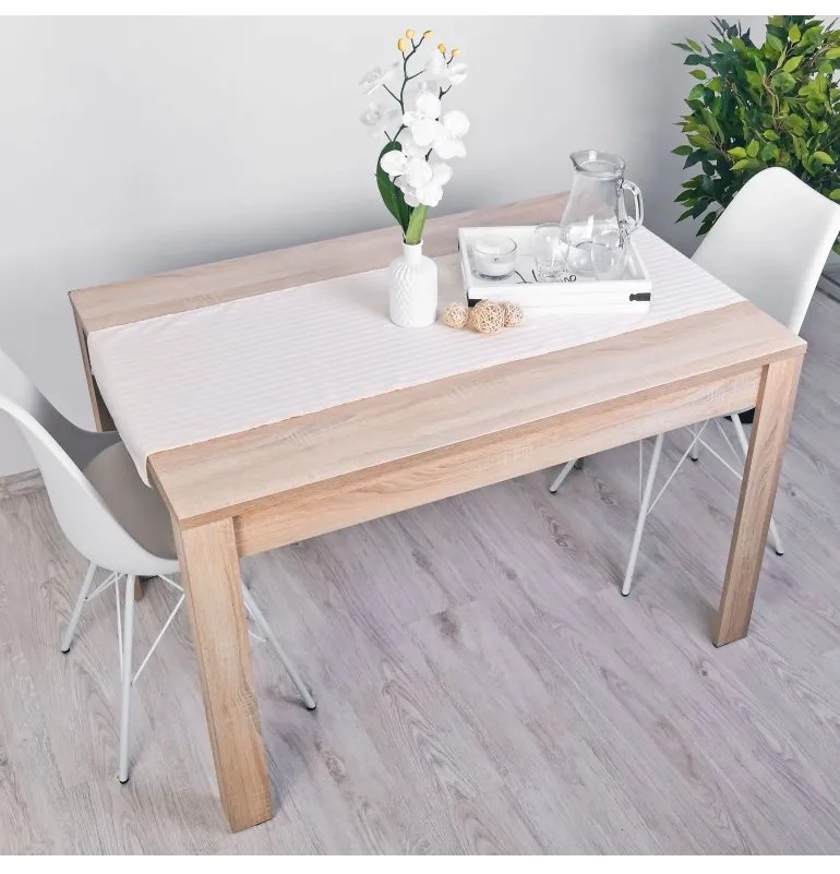 Behúň na stôl krémový Damal 34x180 cm EMI