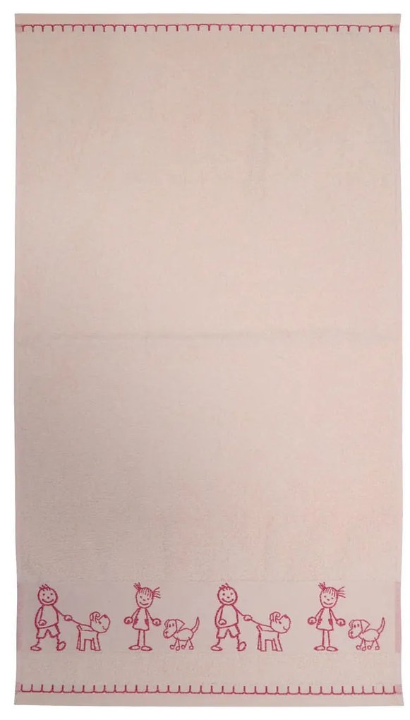 XXXLutz UTERÁK NA RUKY, 70/130 cm, ružová Ben'n'jen - Kúpeľňový textil - 004893011301