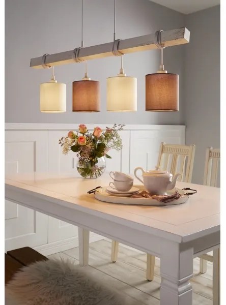 Eglo 55206 - LED luster na lanku TOWNSHEND 4xE27/60W/230V