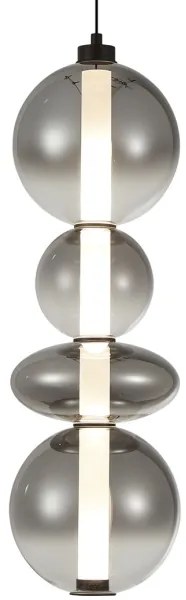 LED Luster na lanku DAPHNE LED/36W/230V šedá