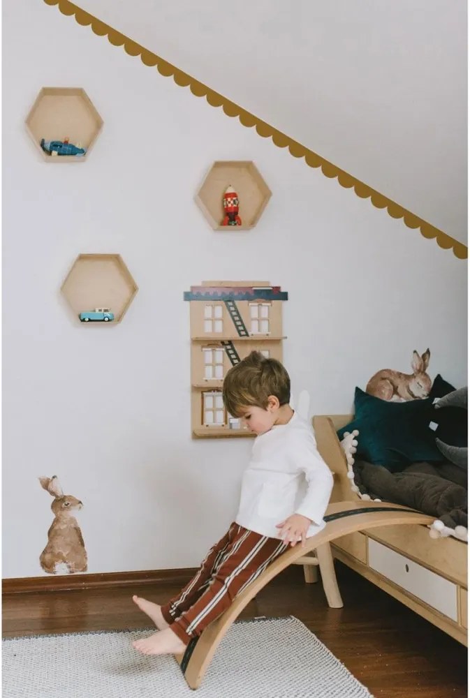 Samolepka do detskej izby žlté kruhy priemer 9cm