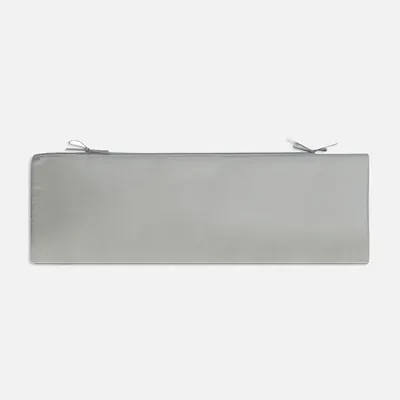 Vankúš na záhradnú hojdačku svetlosivý SUMMER ZANZI OUTDOOR 40x120 cm