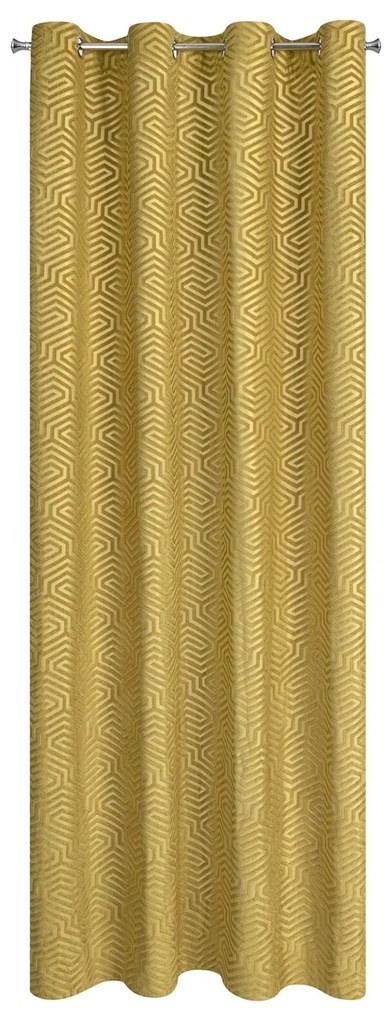 ZÁVES NA KRÚŽKOCH PIERRE CARDIN INGA 140X250 CM ZLATÁ