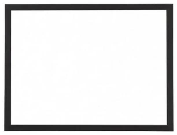 Toptabule.sk MTDR6040-1 Biela magnetická tabuľa v čiernom drevenom ráme 100x150cm