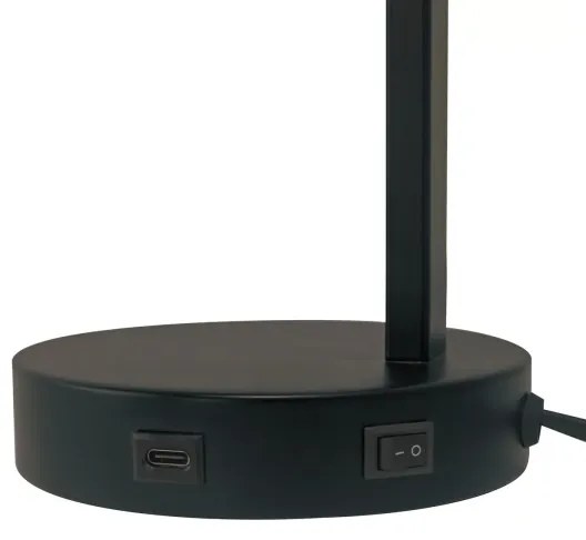 Nordlux - Stolná lampa WILMER 1xE14/40W/230V čierna