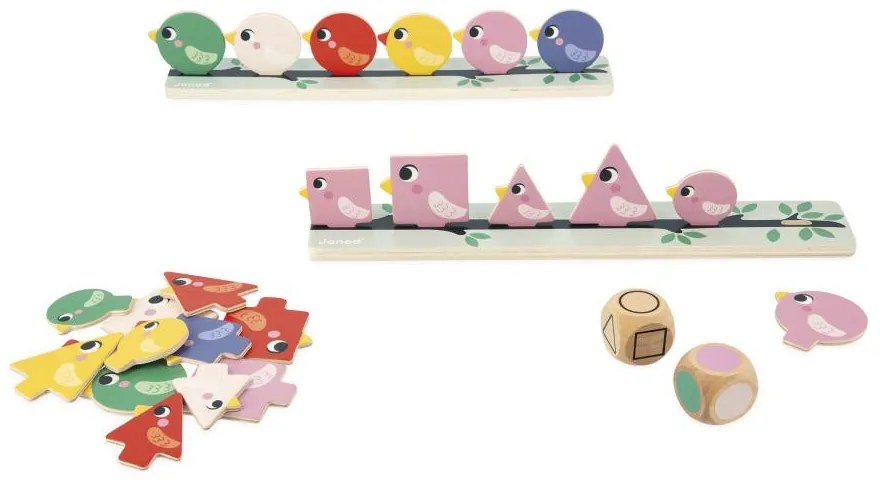 Didaktická triediaca hračka - vtáčiky
