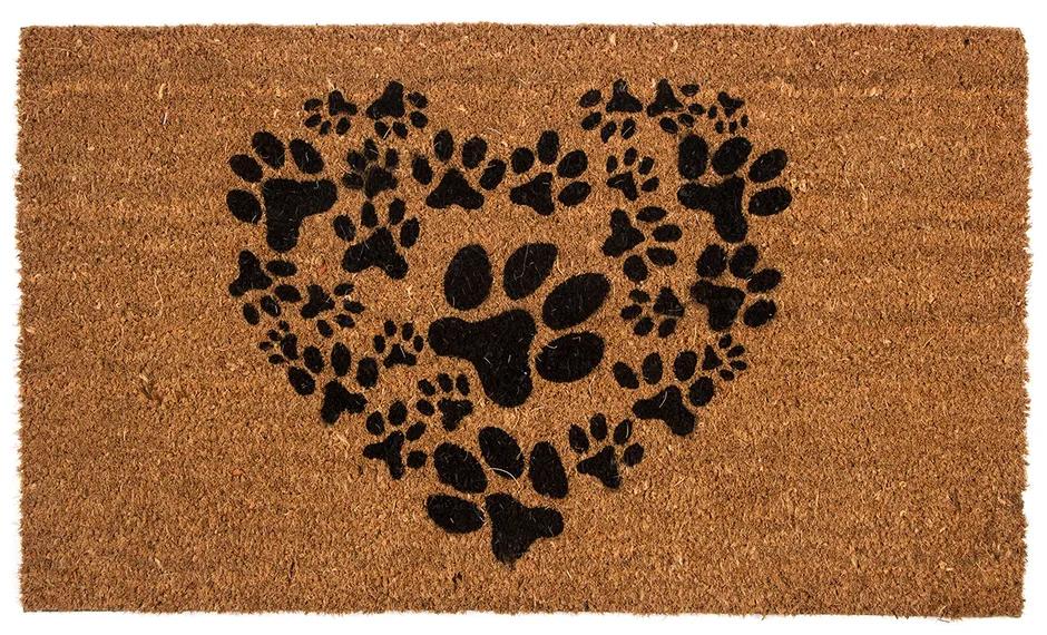Trade Concept Kokosová rohožka Srdce z labiek, 43 x 73 cm