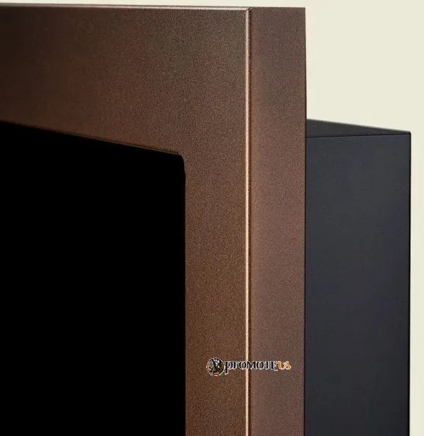 Závesný biokrb na stenu AIASA MOKKA SO SKLOM 90x40x12