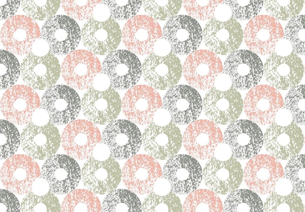 Fototapeta - Kruhy Mozaika (152,5x104 cm)