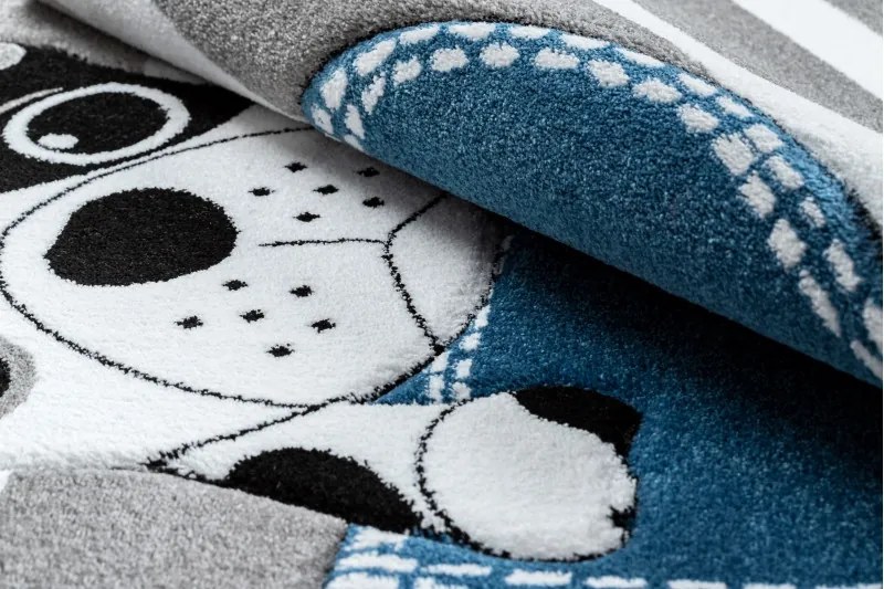 Dywany Łuszczów, Detský kusový koberec Petit Bulldog grey, 160x220, šedá, detská izba