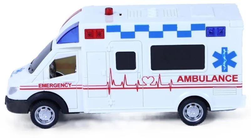 Auto ambulance so zvukom a svetlom