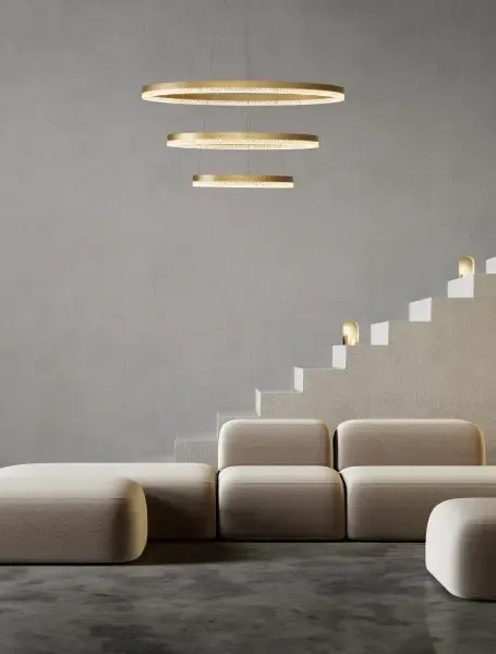 LED luster Adria 3 zlaté