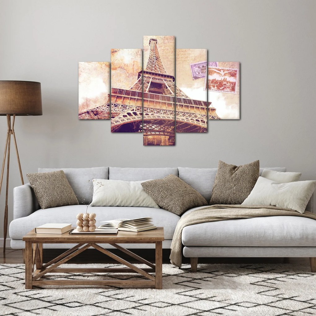 Obraz - Pohľad z Paríža (150x105 cm)