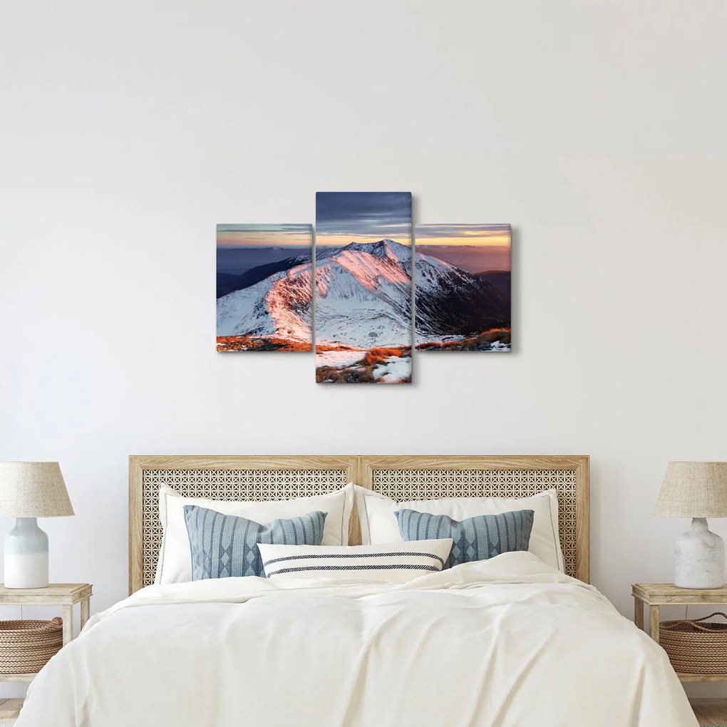 Obraz - Zimná horská panoráma II. (90x60 cm)