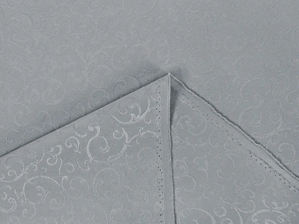 Biante Dekoračný záves TF-086 Ornamenty na sivom 150x200 cm