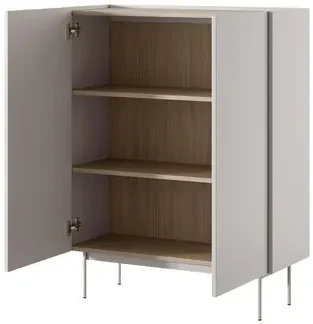 Komoda Coriko CKD97, Farby:: cashmere + cashmere / dąb linea