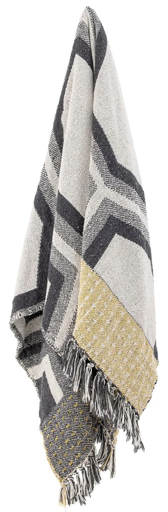 Bloomingville Prehoz z recyklovanej bavlny Annli Grey 160 × 130 cm