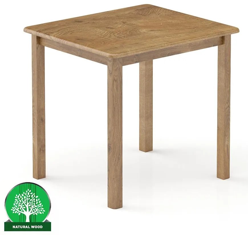 Stôl borovica ST104-100x75x70 dub