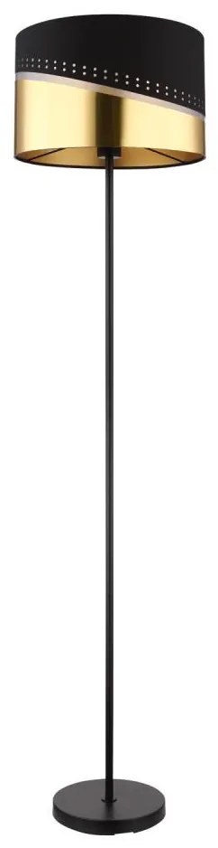 Globo 54046S - Stojacia lampa OR 1xE27/60W/230V pr. 35 cm čierna/zlatá