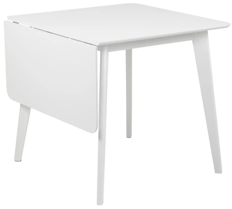 Jídelní rozkládací stůl Roxby 80/120 cm bílý
