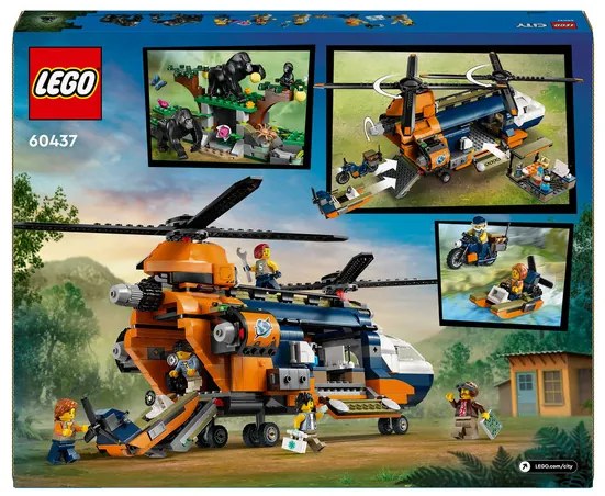 Lego®  City 60437 Helikoptéra na prieskum džungle v základnom tábore  (100378736)