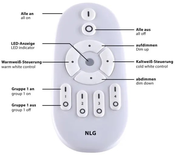 Leuchten Direkt 15571-18-LED Stmievateľné stropné svietidlo FLAT LED/23,5W/230V+DO