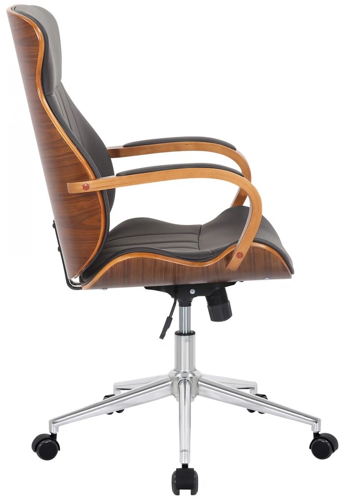 Design-Shop Kancelárska stolička Melilla - drevo orech - Hnedá