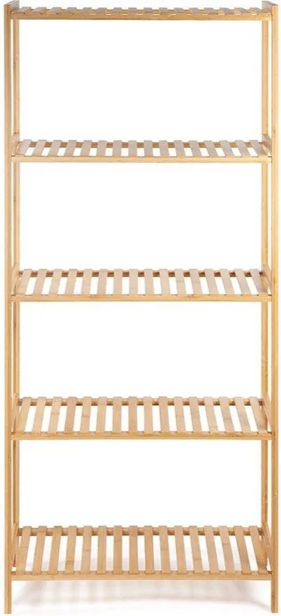 Bambusový kúpeľňový regál v prírodnej farbe 60x130 cm Skaren – Bonami Essentials