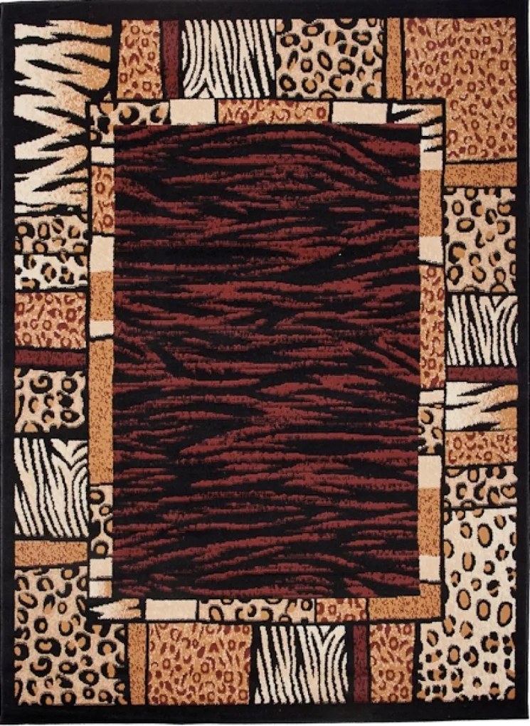 TA Koberec J316A ČIERNY ATLAS PP Rozmer: 130x190 cm