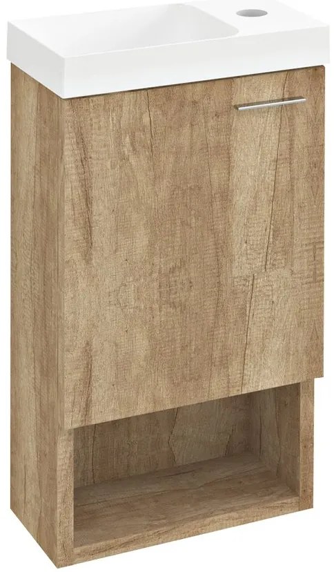 Sapho Sapho, LATUS XI umývadlová skrinka 30x53x16,5cm, dub Alabama, LT711-2222