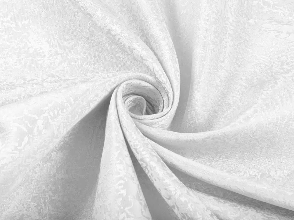 Biante Veľký teflónový oválny obrus TF-032 Venezia biely 160x200 cm