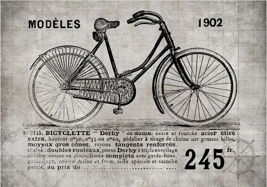 Fototapeta - Bicykel (Vintage) 350x245 + zadarmo lepidlo