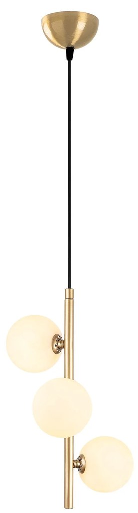 Závesné svietidlo Domino zlaté