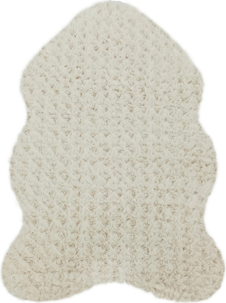 XXXLutz UMELÁ KOŽUŠINA, 60/90 cm, biela Boxxx - Koberce - 003077005501
