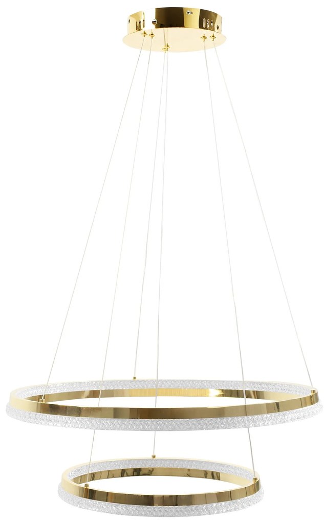 Toolight Toolight, LED stropné svietidlo 60cm, 75W, 3000K, LHJ043-CP2, zlatá, OSW-50020