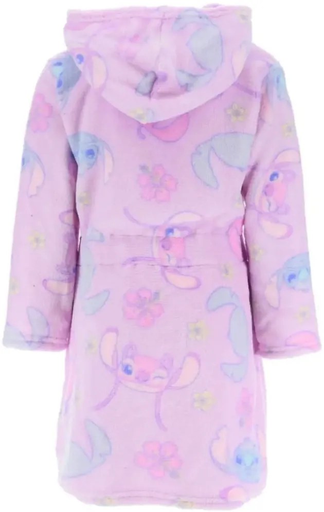 Dievčenský župan s kapucňou Lilo &amp; Stitch, EU 98 Fialová
