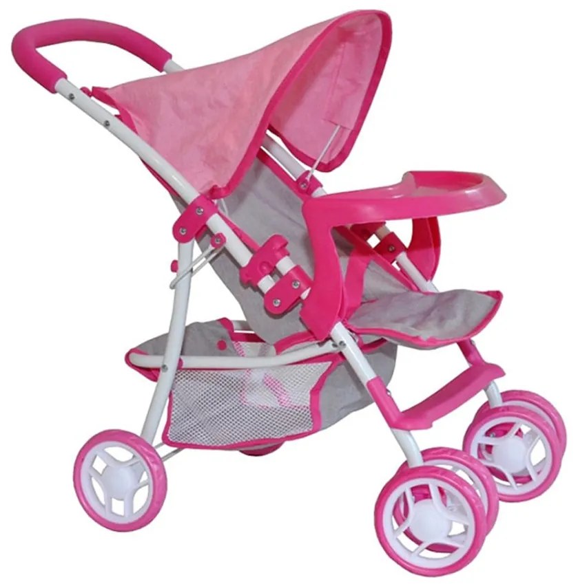Detský športový kočík pre bábiky Milly Mally Kate Prestige Pink