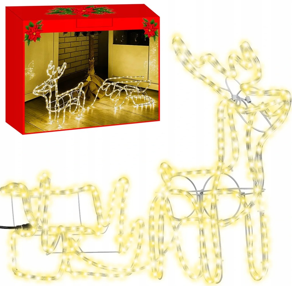 Malatec 17219 Vianočné LED Sob 11 m, IP20 teplá biela