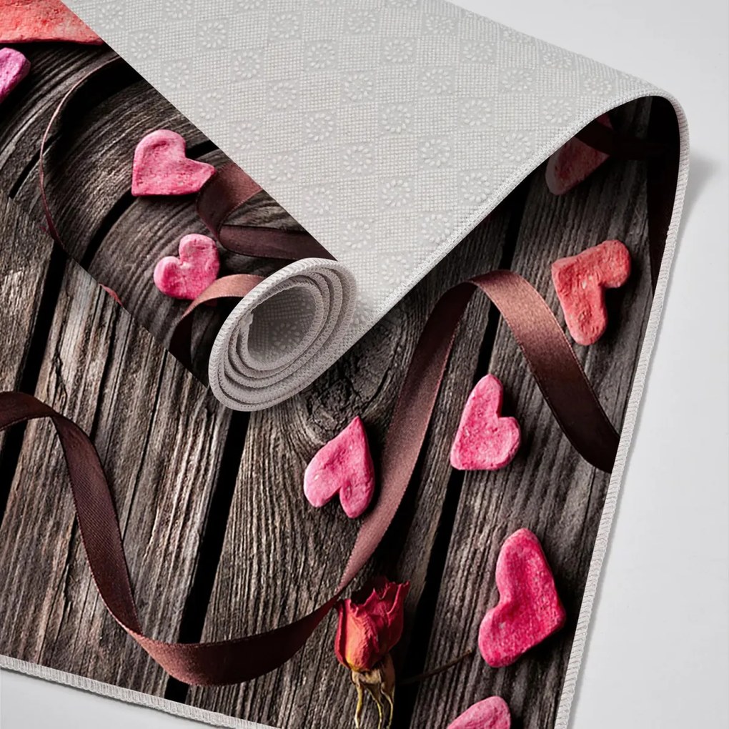 Sada 2 kusů koupelnových předložek Valentine vícebarevná