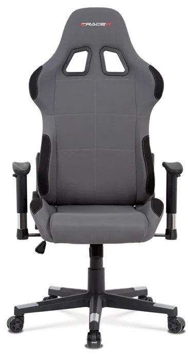 Autronic BONTEC Herné kreslo, hojdací mechanizmus, sivá, KA-F05 GREY Farba: Šedá