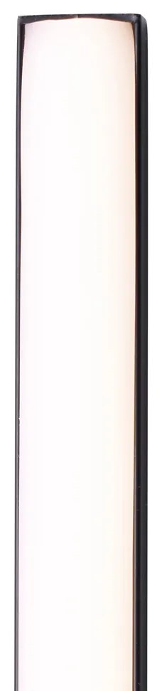 Moderné nástenné svietidlo čierne 100 cm vrátane LED - Clockwise
