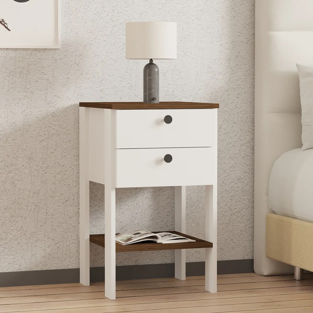 Nočný stolík Ruzisa Walnut