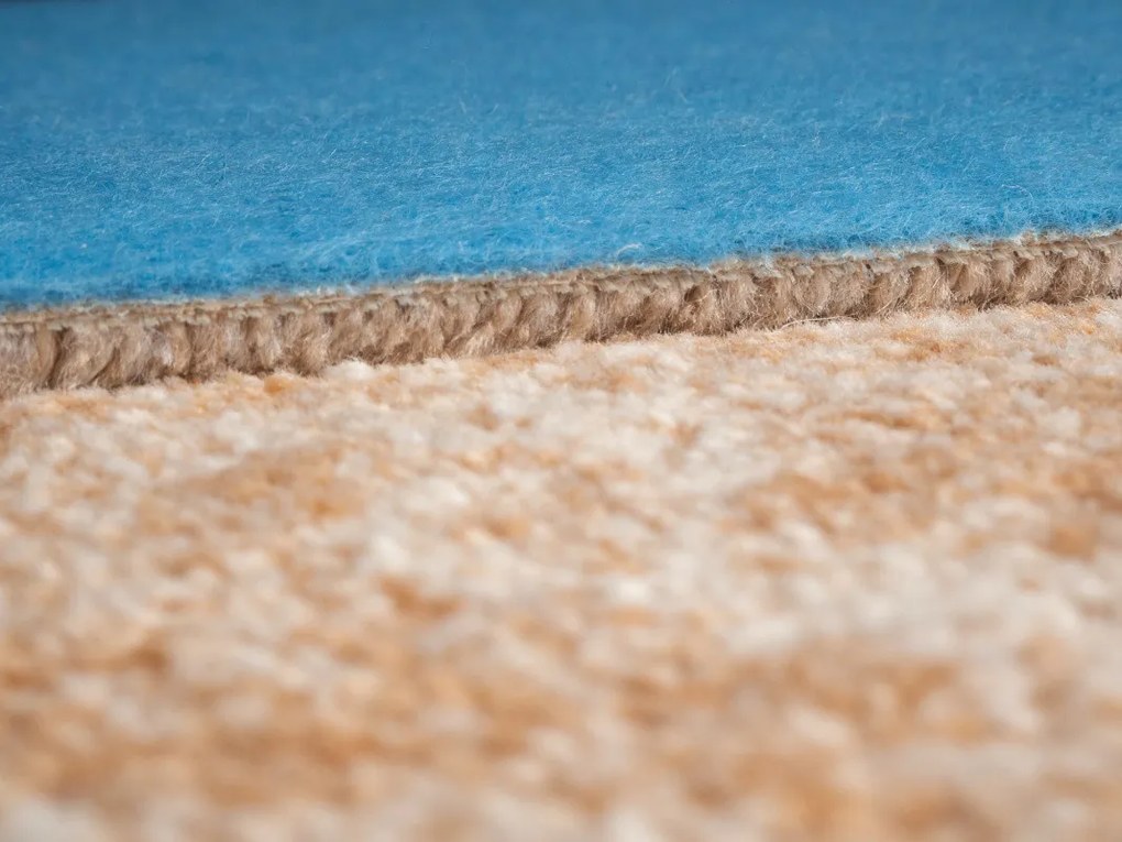 Condor Carpets, Metrážny koberec Serena 6632, na mieru, šíře 5m, oranžová, filc, obývacia izba